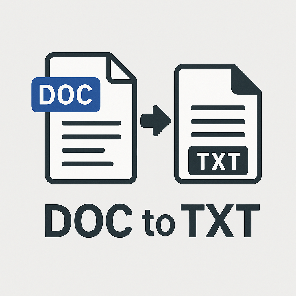 DOC to TXT Converter Icon
